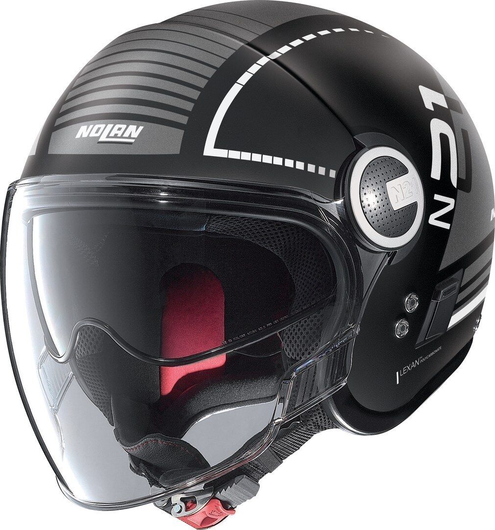 Nolan N21 Visor Runabout Jethelm XL Schwarz Grau