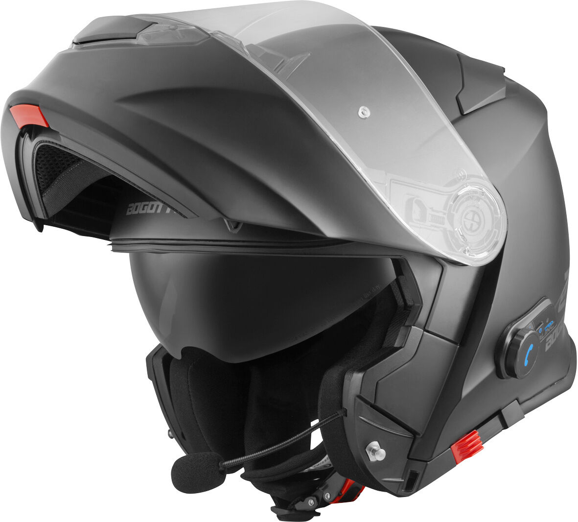 Bogotto V271 BT Bluetooth Klapphelm 2XL Schwarz