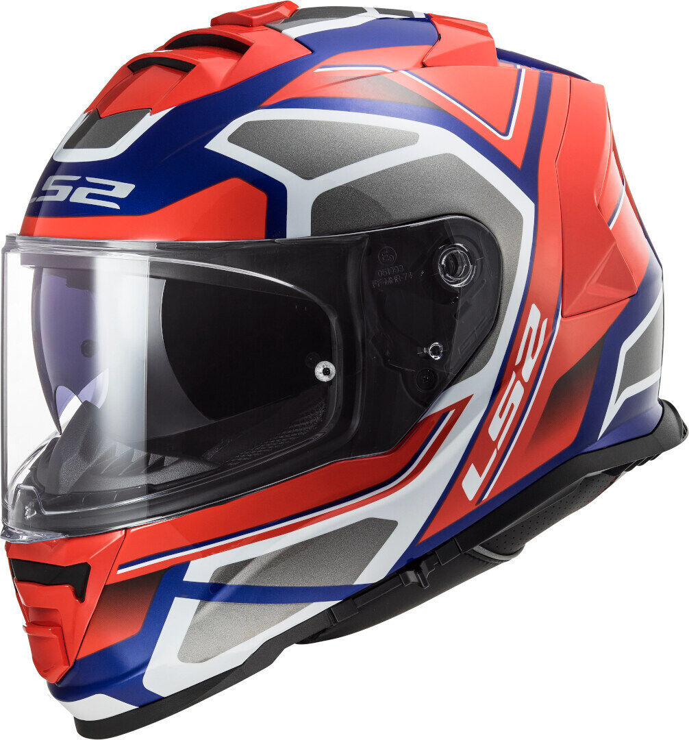 LS2 FF800 Storm Faster Helm XL Rot Blau