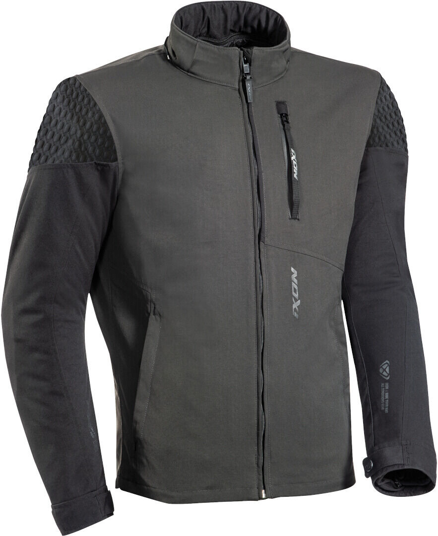 Ixon Brixton Motorrad Textiljacke M Schwarz Grau