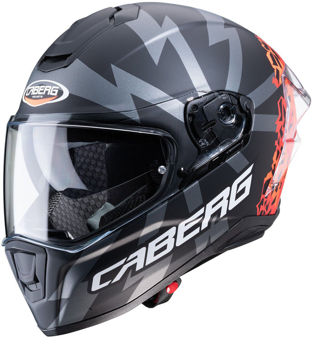 Caberg Drift Evo Storm Helm XL Schwarz Rot