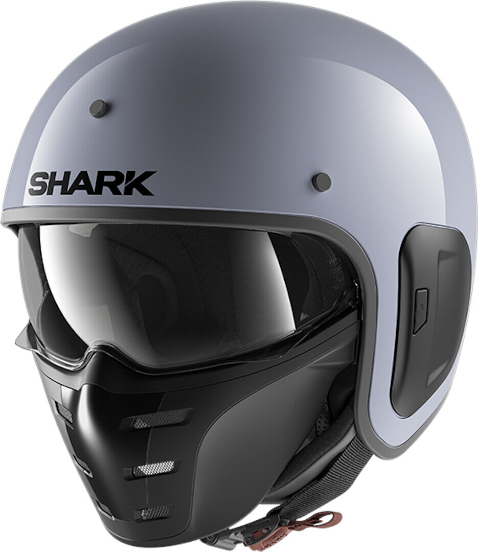 Shark S-Drak 2 Blank Jethelm 2XL Grau