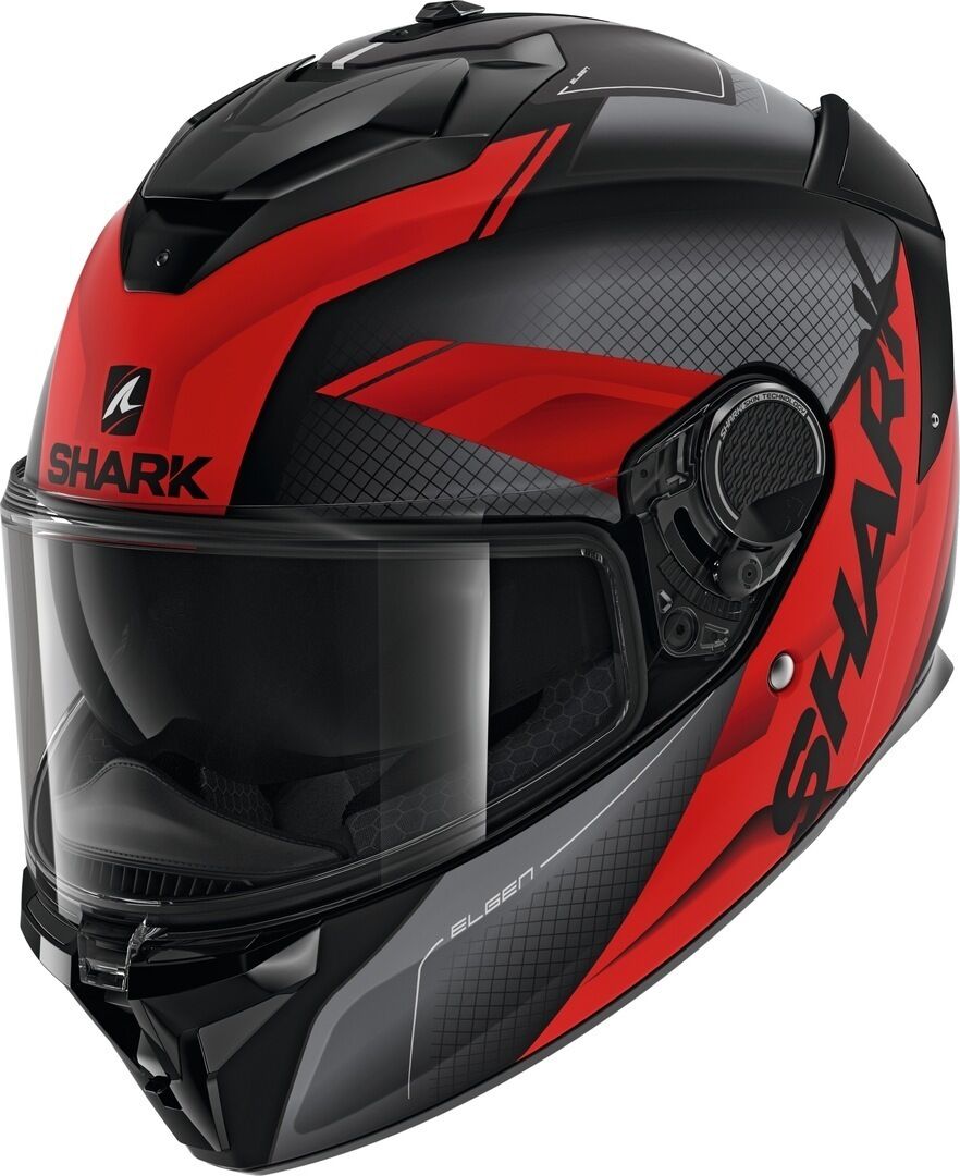 Shark Spartan GT Elgen Helm XL Schwarz Rot