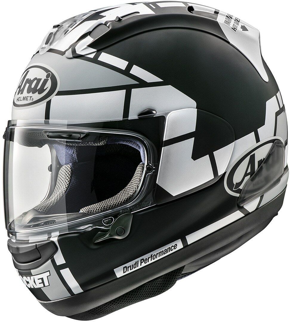 Arai RX-7V Vinales 12 Helm S Schwarz Grau Weiss