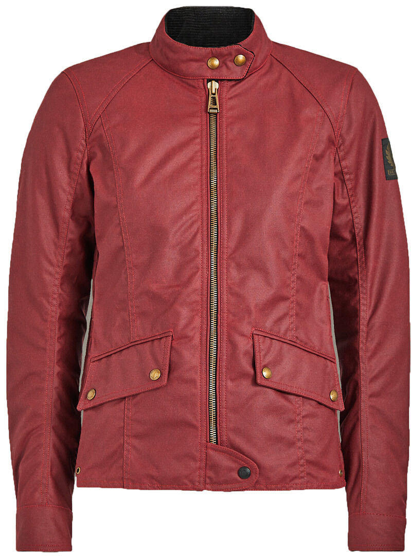 Belstaff Antrim Damen Motorrad Wachsjacke 36 Rot