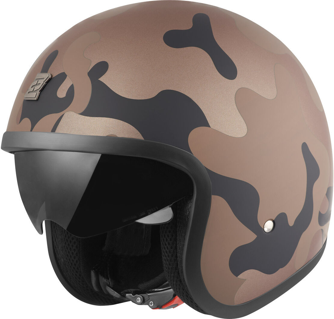 Bogotto V537 Camo Jethelm XS Braun