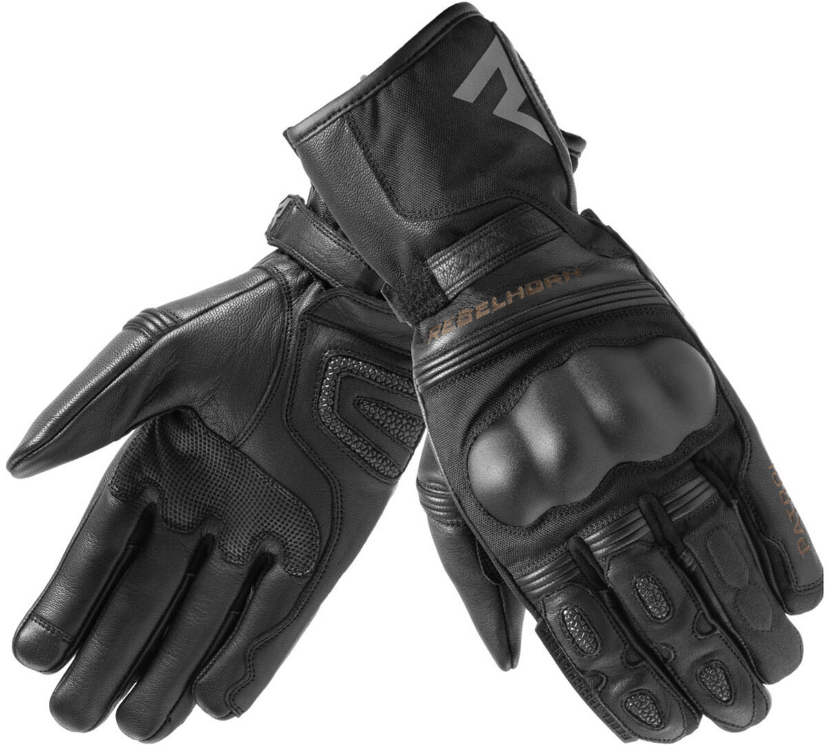 Rebelhorn Patrol WP Motorradhandschuhe 3XL Schwarz