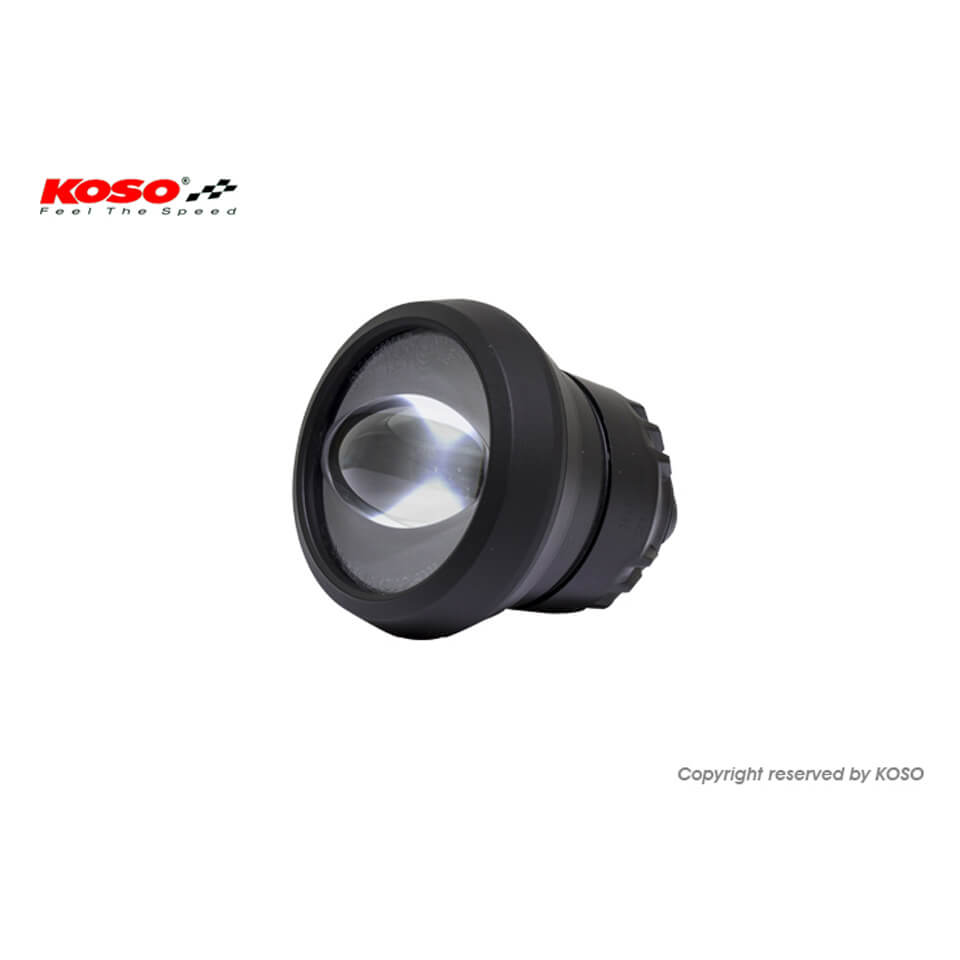 KOSO AURORA LED-Nebelscheinwerfer, schwarz  Schwarz