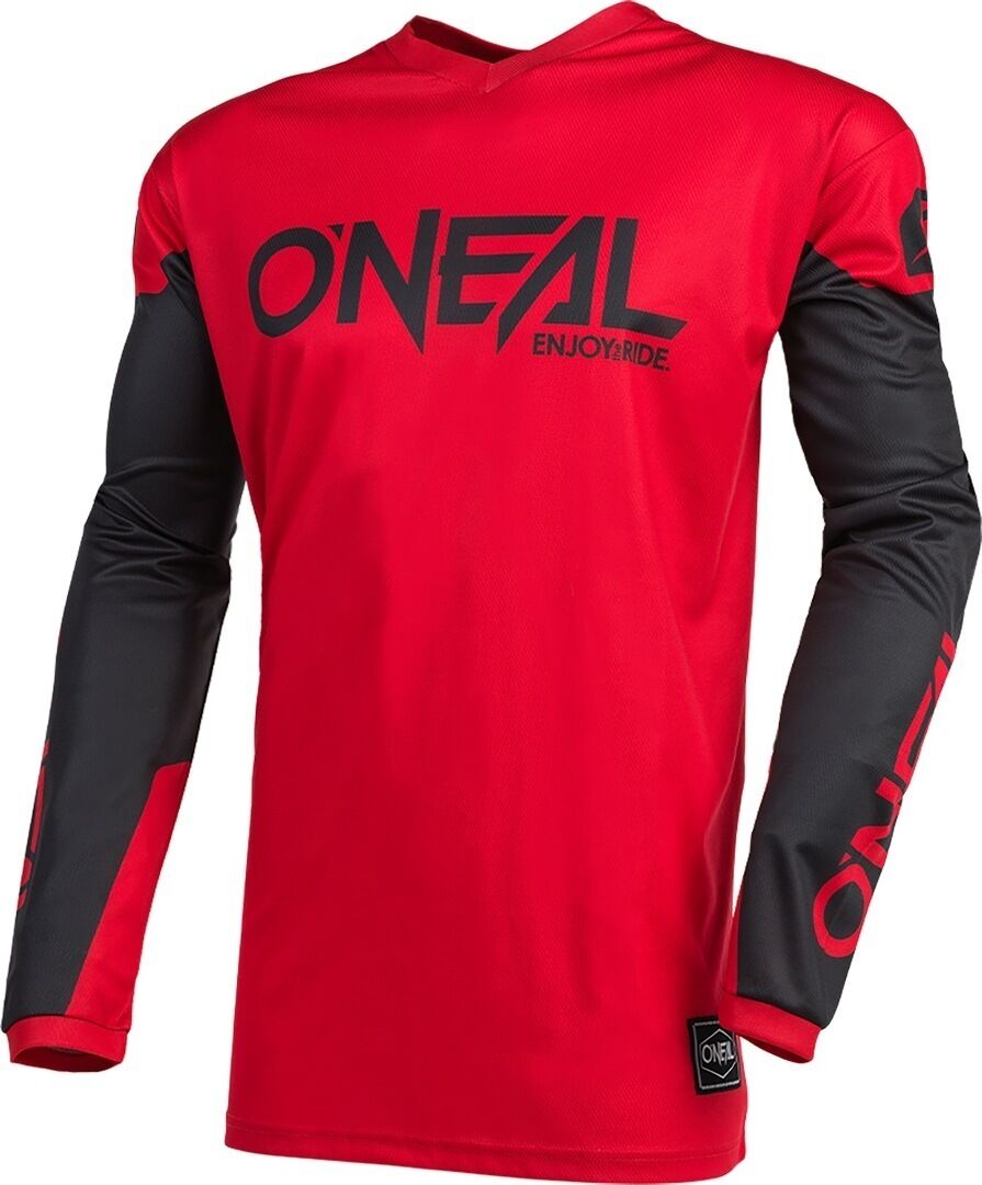 Oneal Element Threat Motocross Jersey M Schwarz Rot