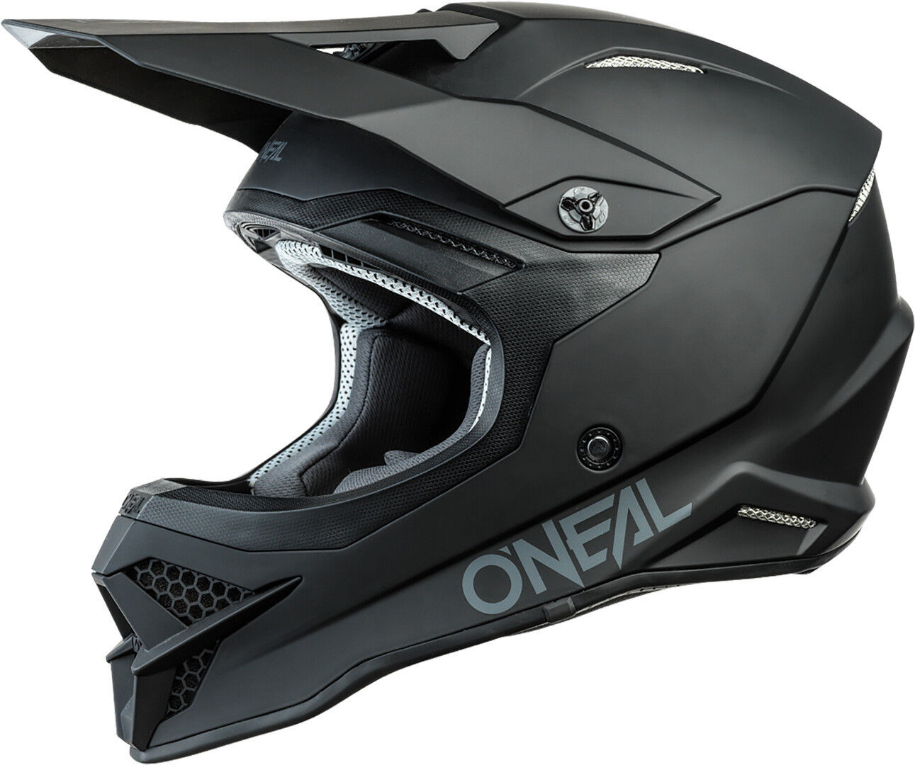 Oneal 3Series Solid Motocross Helm XL Schwarz