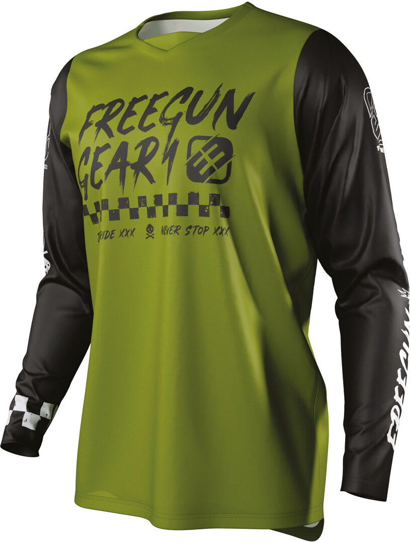 Freegun Devo Speed Kinder Motocross Jersey 12- 14 Grün