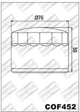 CHAMPION Ölfilter für MOTO-GUZZI