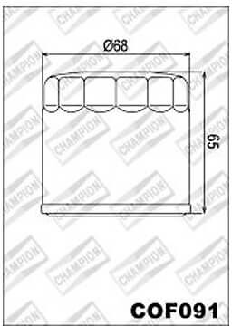 CHAMPION Ölfilter für TRIUMPH COF091