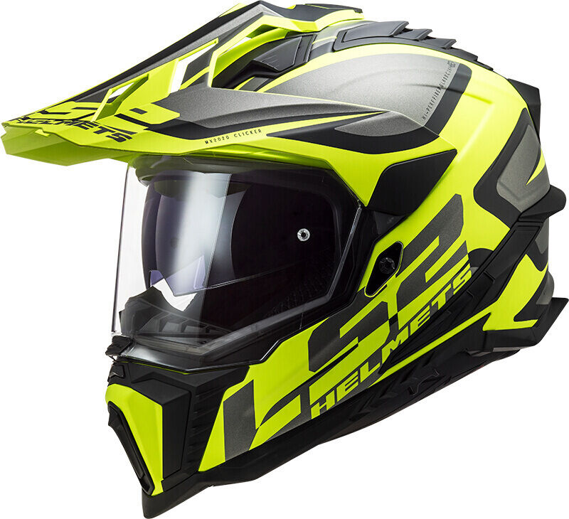 LS2 MX701 Explorer HPFC Alter Motocross Helm L Schwarz Gelb