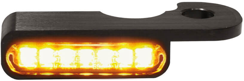 HeinzBikes LED Armaturen Blinker BREAKOUT Modelle hydr. Kupplung, schwarz  Schwarz