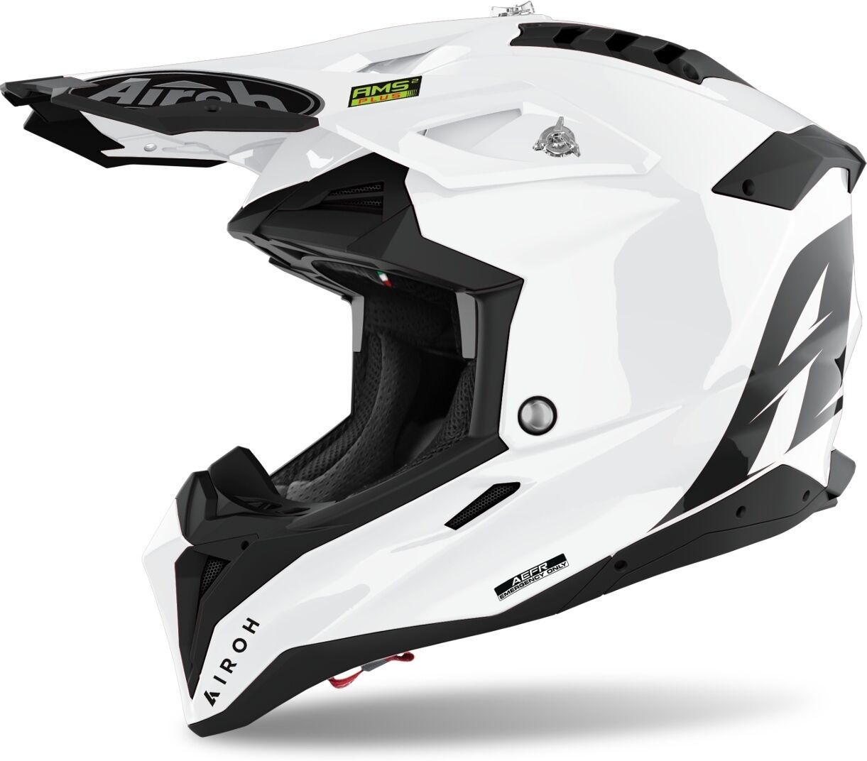 Airoh Aviator 3 Color Carbon Motocross Helm 2XL Weiss