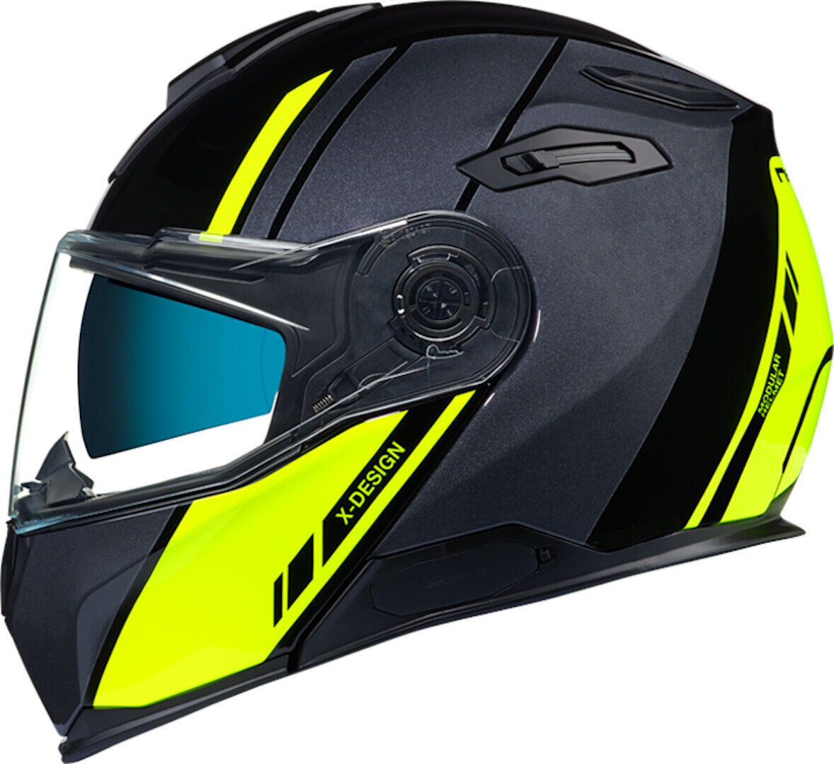 Nexx X.Vilitur Hi-Viz Modularhelm M Schwarz Gelb