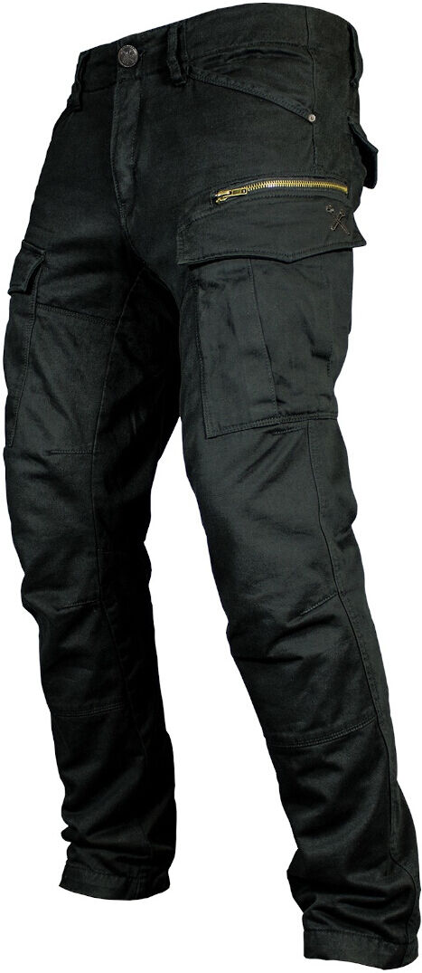 John Doe Defender Mono Motorrad Textilhose 34 Schwarz