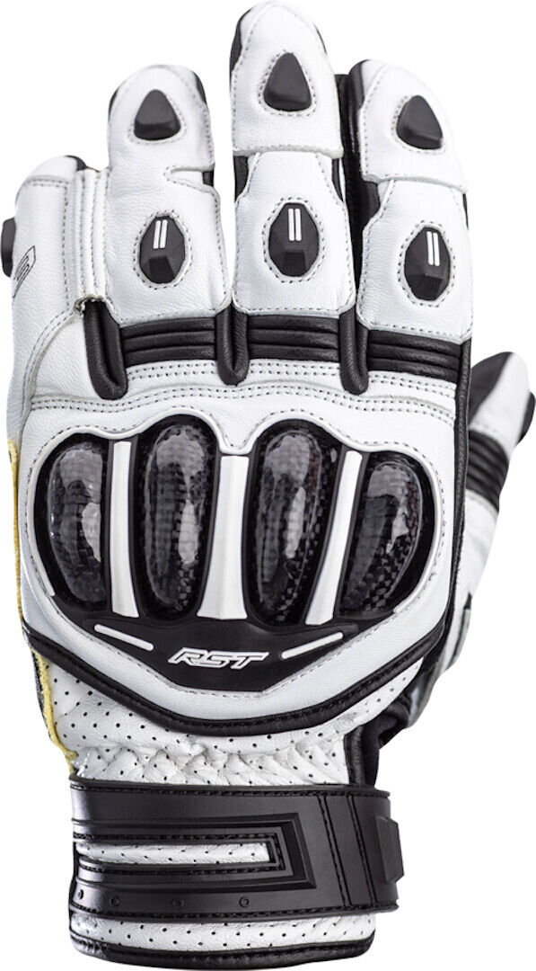 RST Tractech Evo 4 Short Motorradhandschuhe M Schwarz Weiss