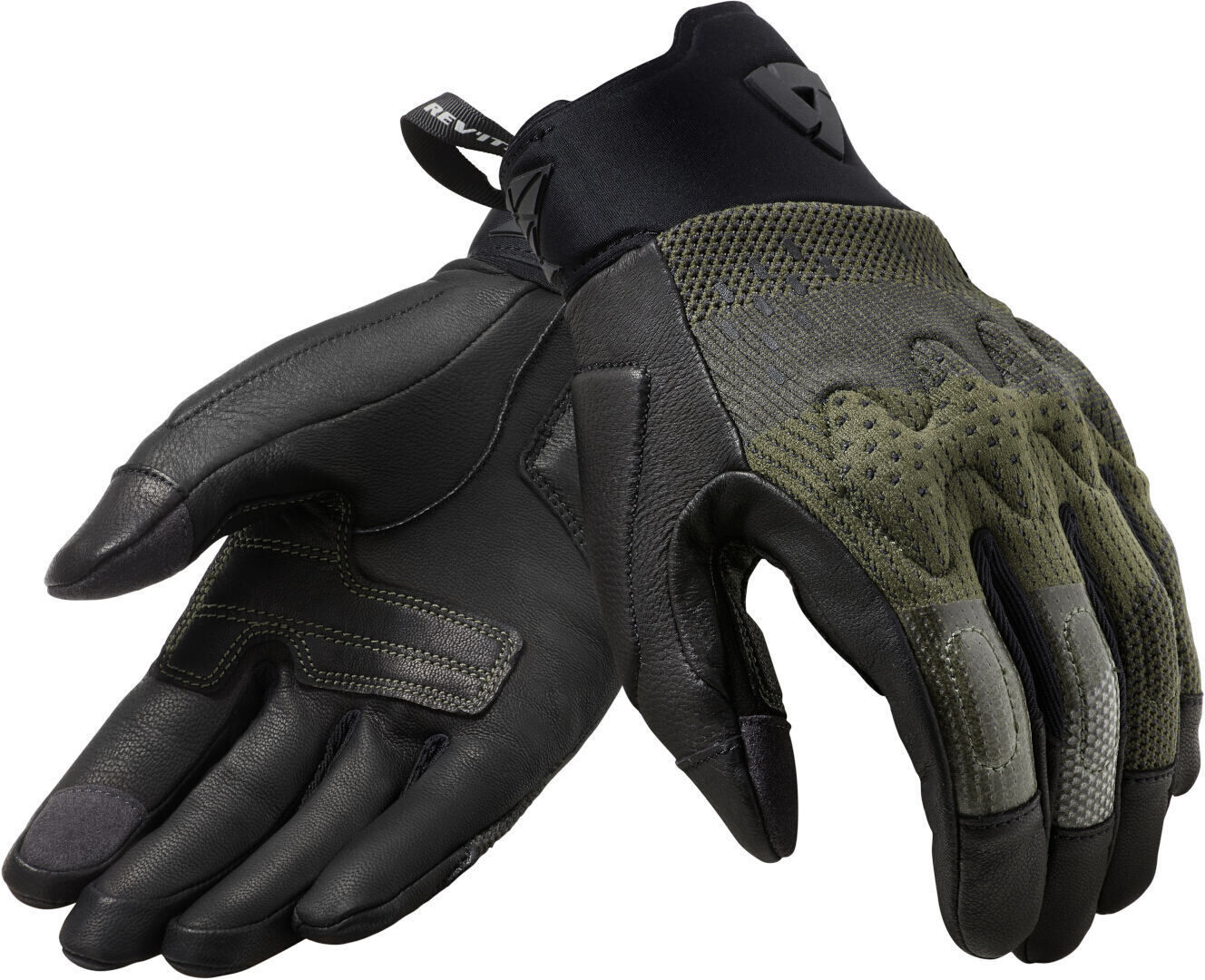 Revit Kinetic Motorradhandschuhe S Schwarz Braun