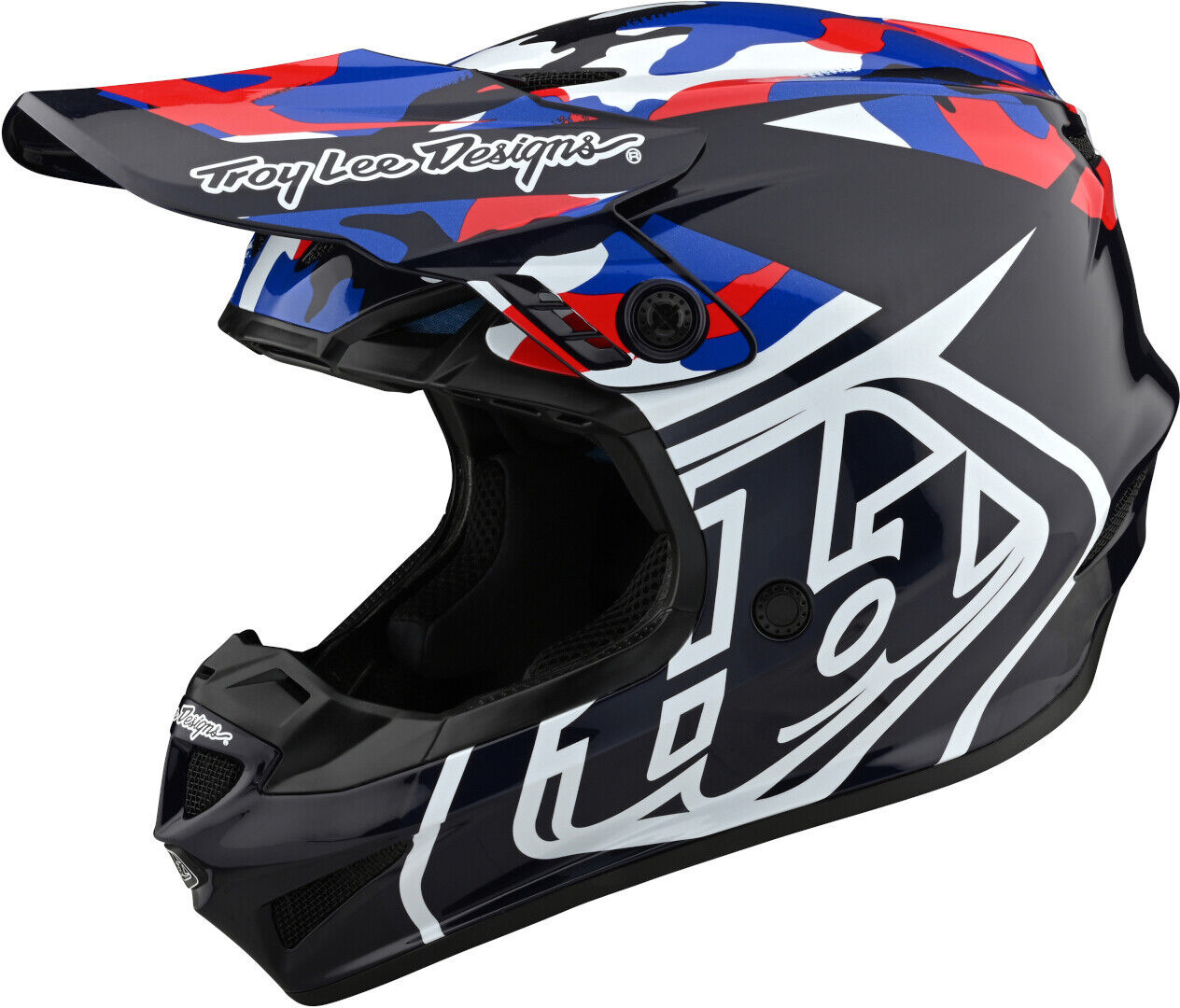 Troy Lee Designs One & Done GP Overload Camo Motocross Helm S Mehrfarbig