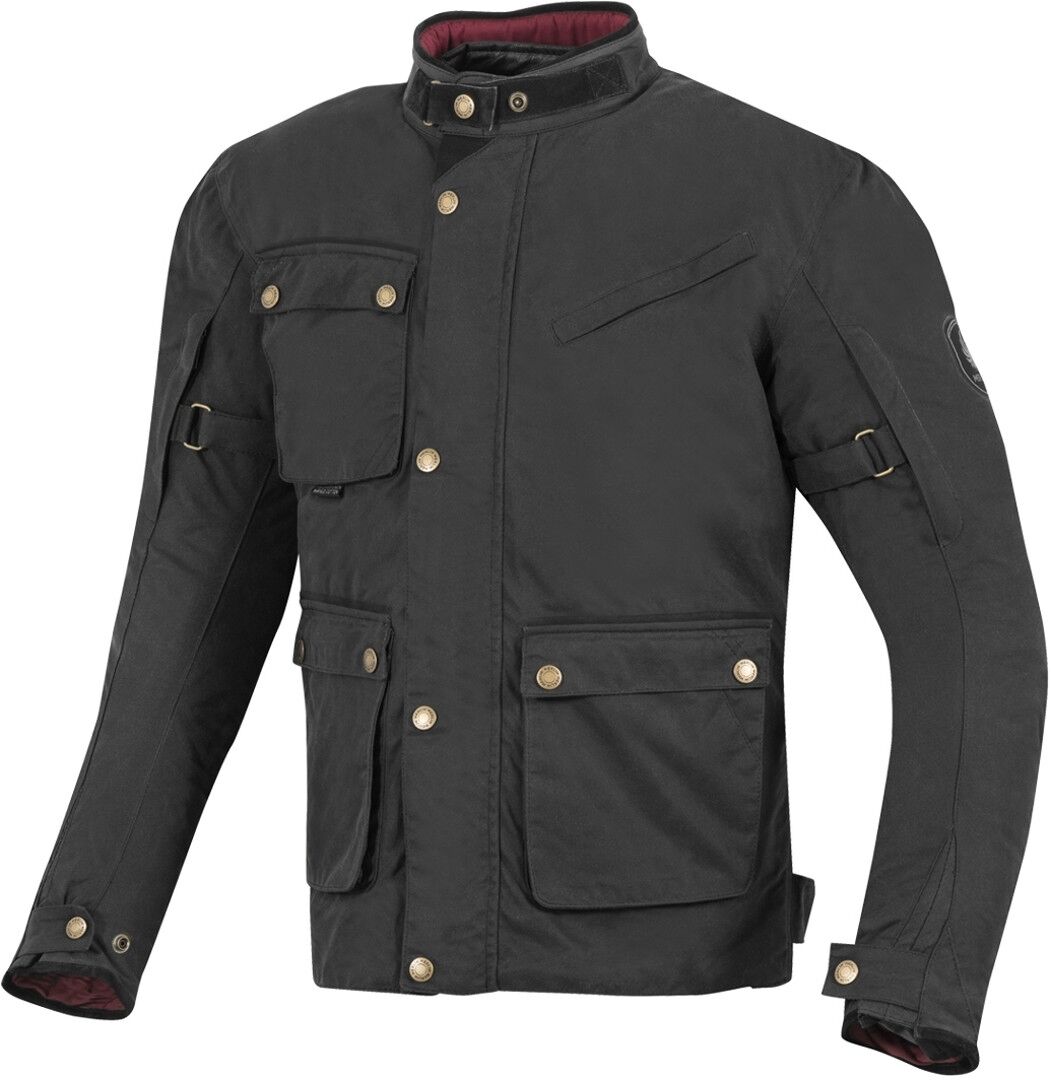 Merlin Expedition Motorrad Wachsjacke M Schwarz