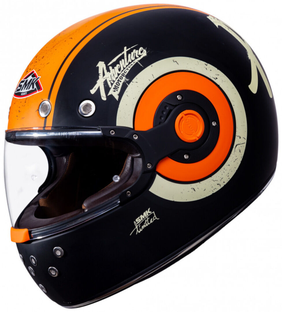 SMK Retro Adventure Helm M Schwarz