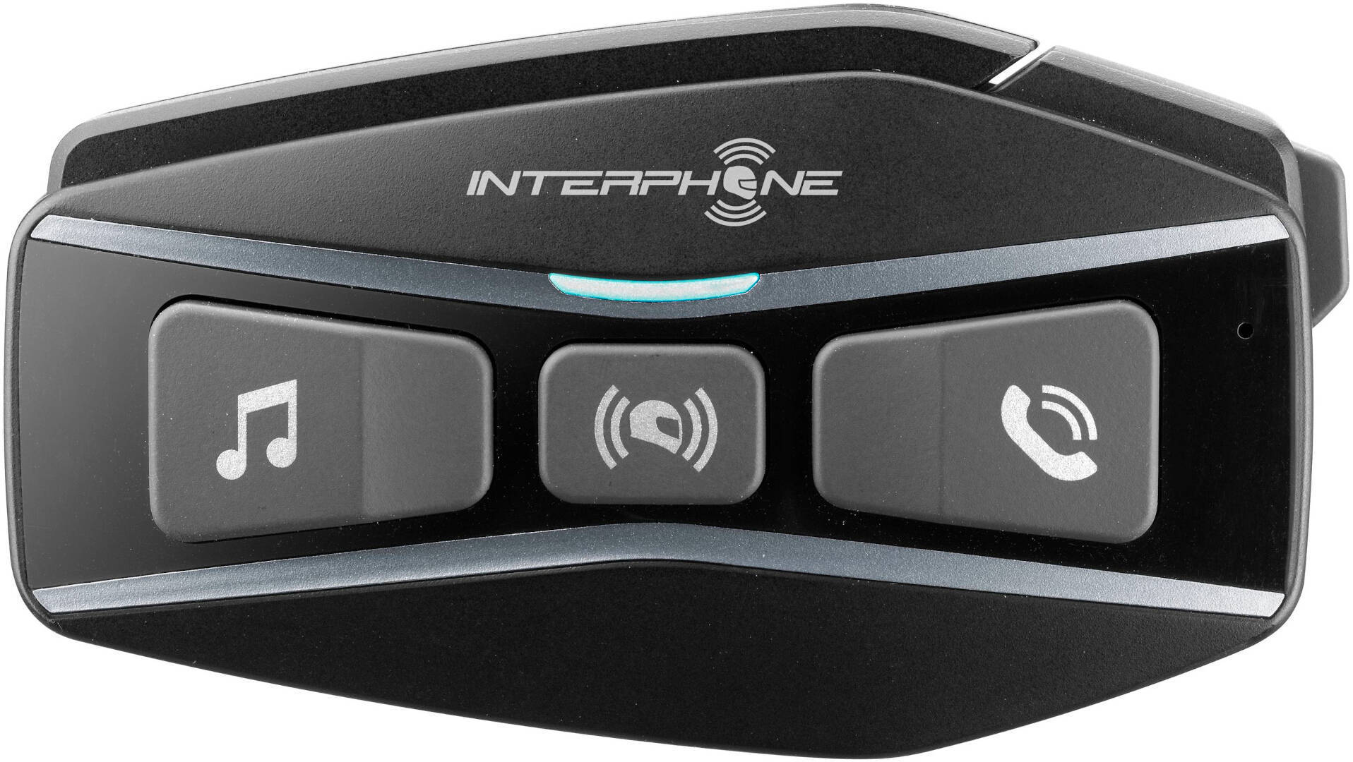 Interphone U-com 16 Bluetooth Kommunikationssystem Einzelset Einheitsgröße Schwarz