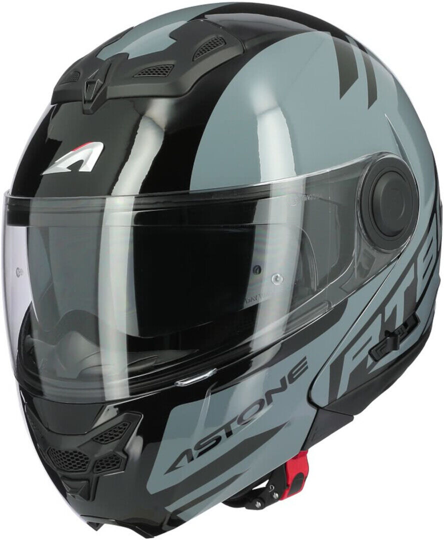 Astone RT800 Alias Klapphelm XS Schwarz Grau