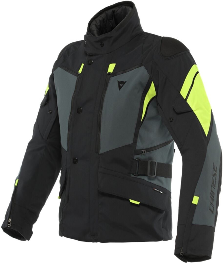 Dainese Carve Master 3 Gore-Tex Motorrad Textiljacke 56 Schwarz Grau Gelb