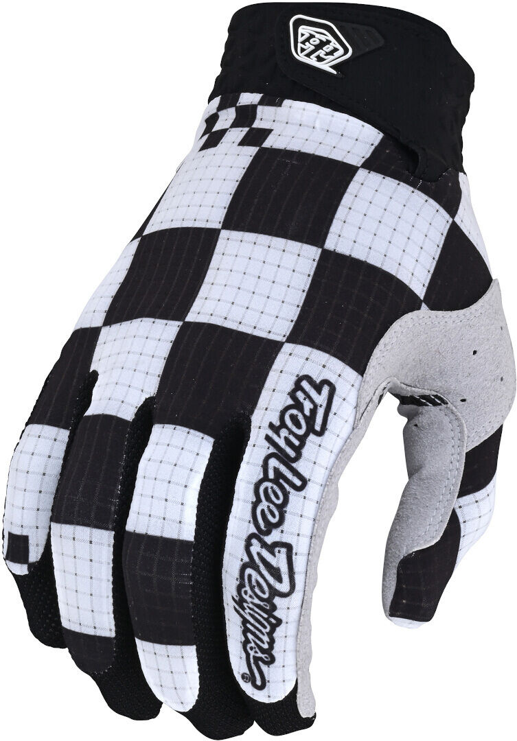 Troy Lee Designs Air Chex Jugend Motocross Handschuhe S Schwarz Weiss