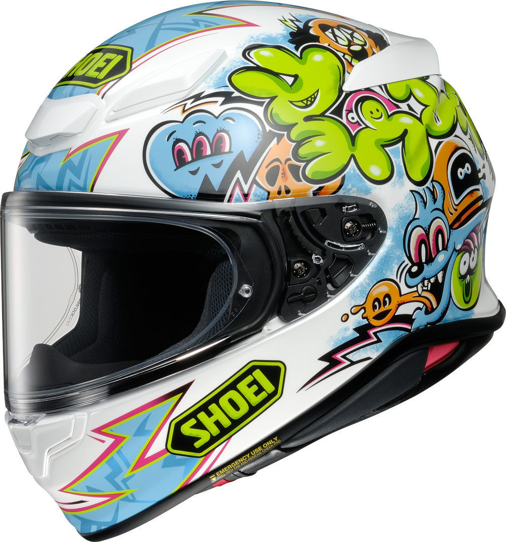 Shoei NXR 2 Mural Helm S Weiss Grün