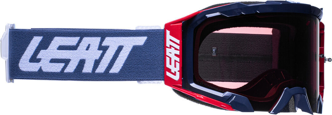 Leatt Velocity 5.5 Frame Motocross Brille Einheitsgröße Grau Rot
