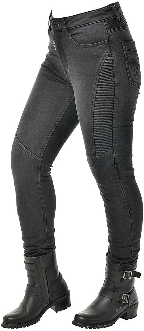 Overlap Lexy Damen Motorradjeans 29 Schwarz