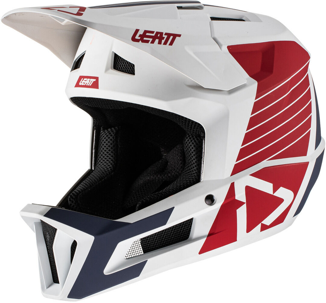 Leatt MTB 1.0 Gravity Downhill Helm XS Weiss Pink