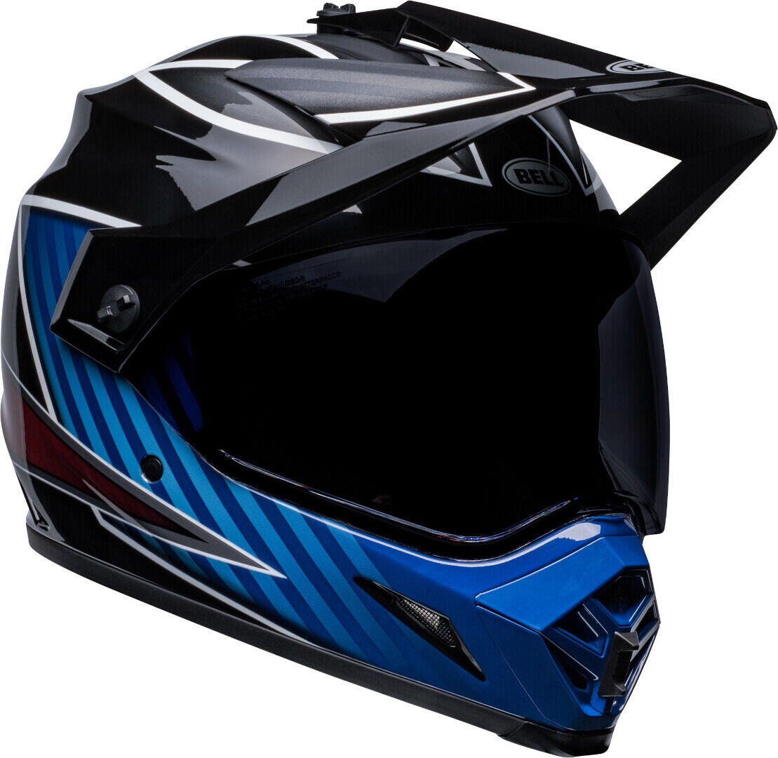 Bell MX-9 Adventure MIPS Dalton Motocross Helm M Schwarz Blau