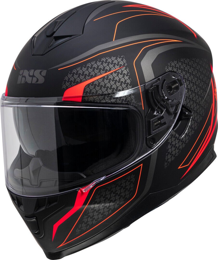 IXS 1100 2.4 Helm XS Schwarz Rot