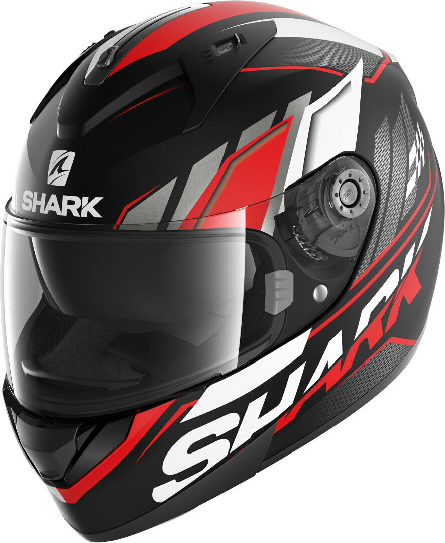 Shark Ridill Phaz Helm L Schwarz Weiss Rot