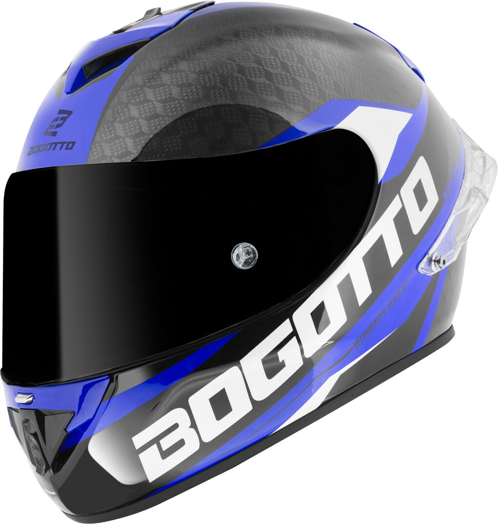 Bogotto FF104 SPN Carbon Helm L Schwarz Blau