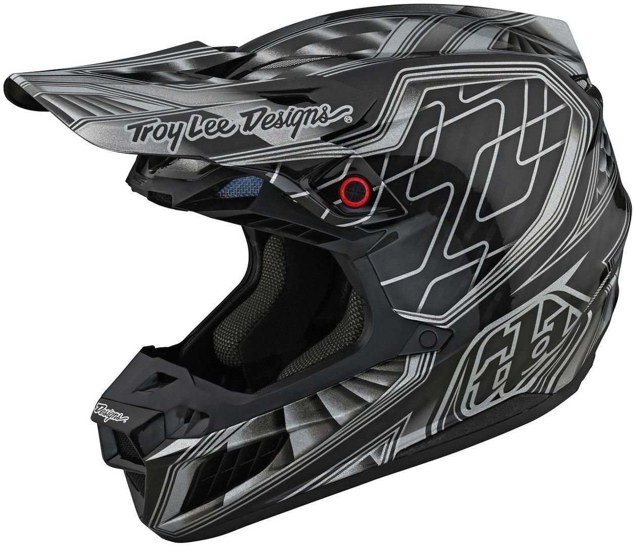 Troy Lee Designs SE5 Lowrider Carbon Motocross Helm S Schwarz