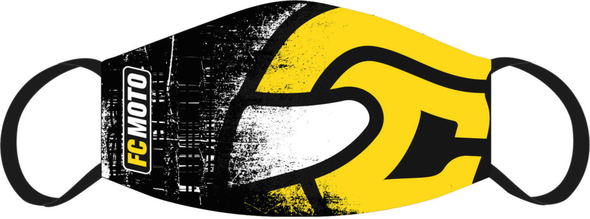 FC-Moto Maska Jedna velikost Černá žlutá