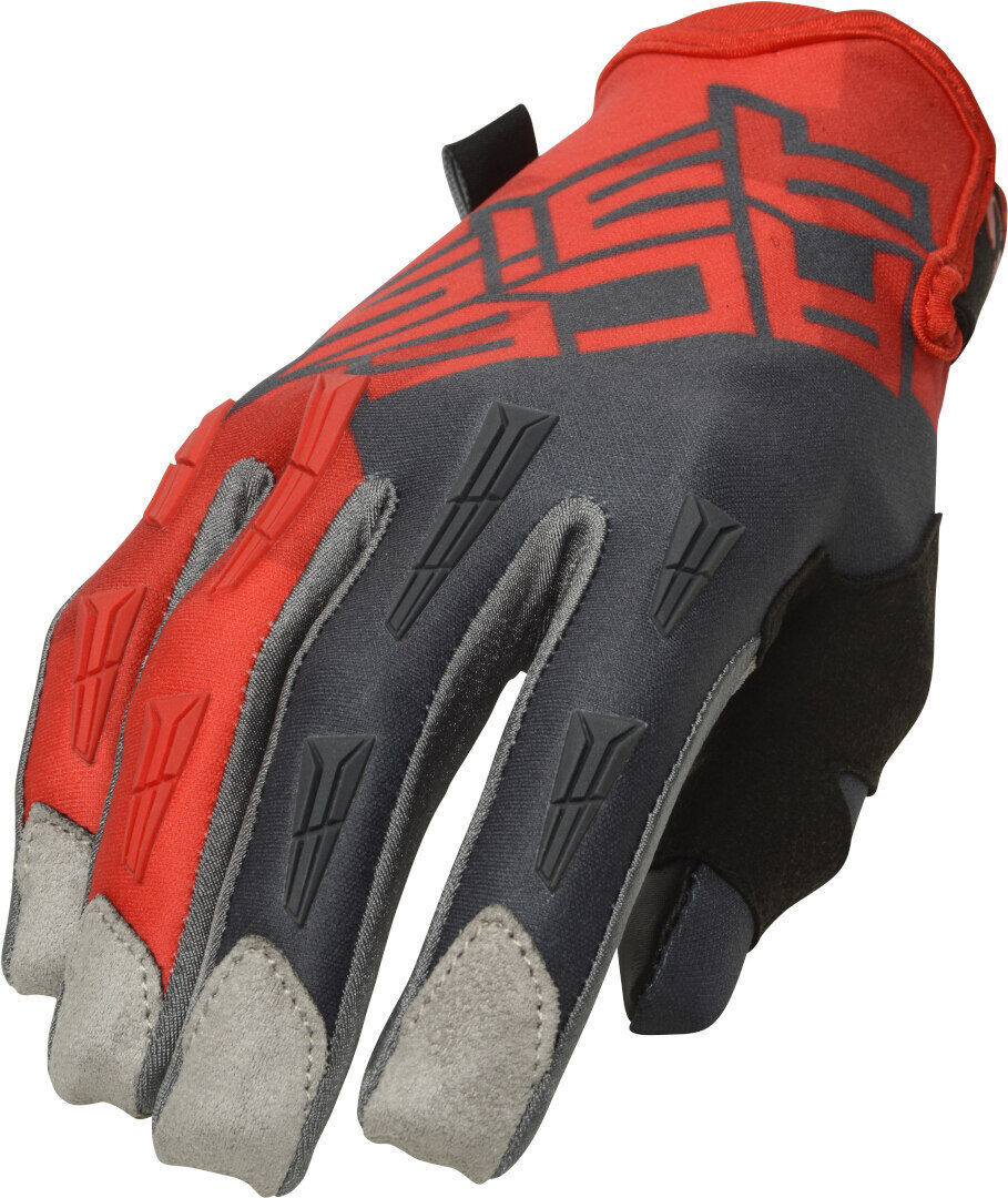 Acerbis MX X-H Motorcycle Gloves Motocyklové rukavice S Šedá červená