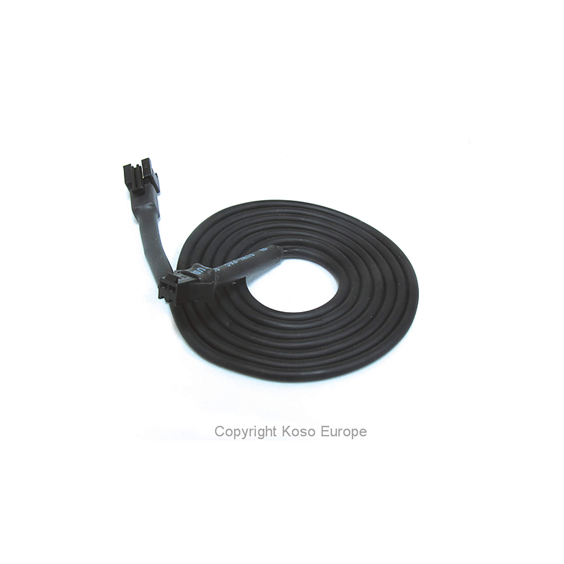KOSO Kabel pro teplotní čidlo 1 metr, (černá zástrčka)