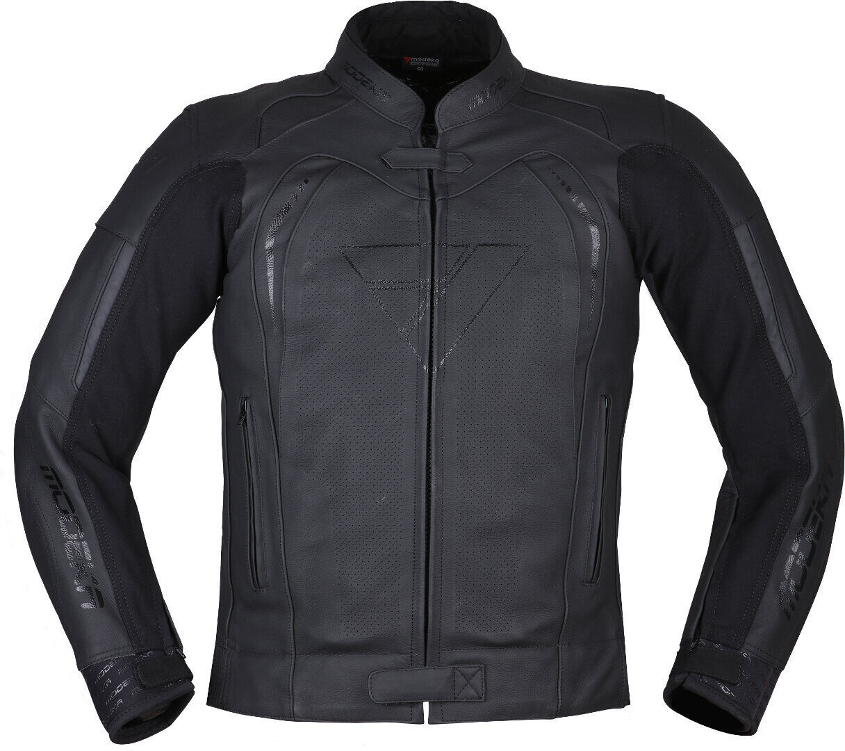 Modeka Minos Motocyklová kožená bunda 50 Černá