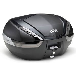 GIVI V47 Monokey Top Case, boxes and side boxes for motorcycles, smoked reflectors, carbon finish