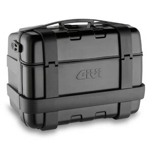 GIVI TRK46 Trekker Monokey top or side case, boxes and boxes for motorcycles, black aluminum cover 46 liters