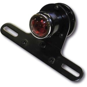 SHIN YO Old school typ 4, Rear lights for motorcycles, Black housing with red lens