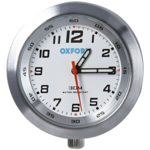 OXFORD Analogue clock Anaclock, Clocks for motorcycles, Silver