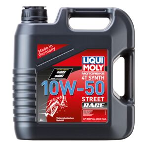 LIQUI MOLY 10W-50 synthetic Street Race, Engine oil 4T, 4L