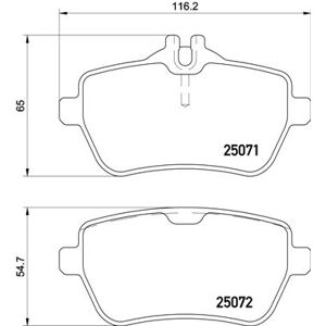 Brembo Brake Pads P 50 117